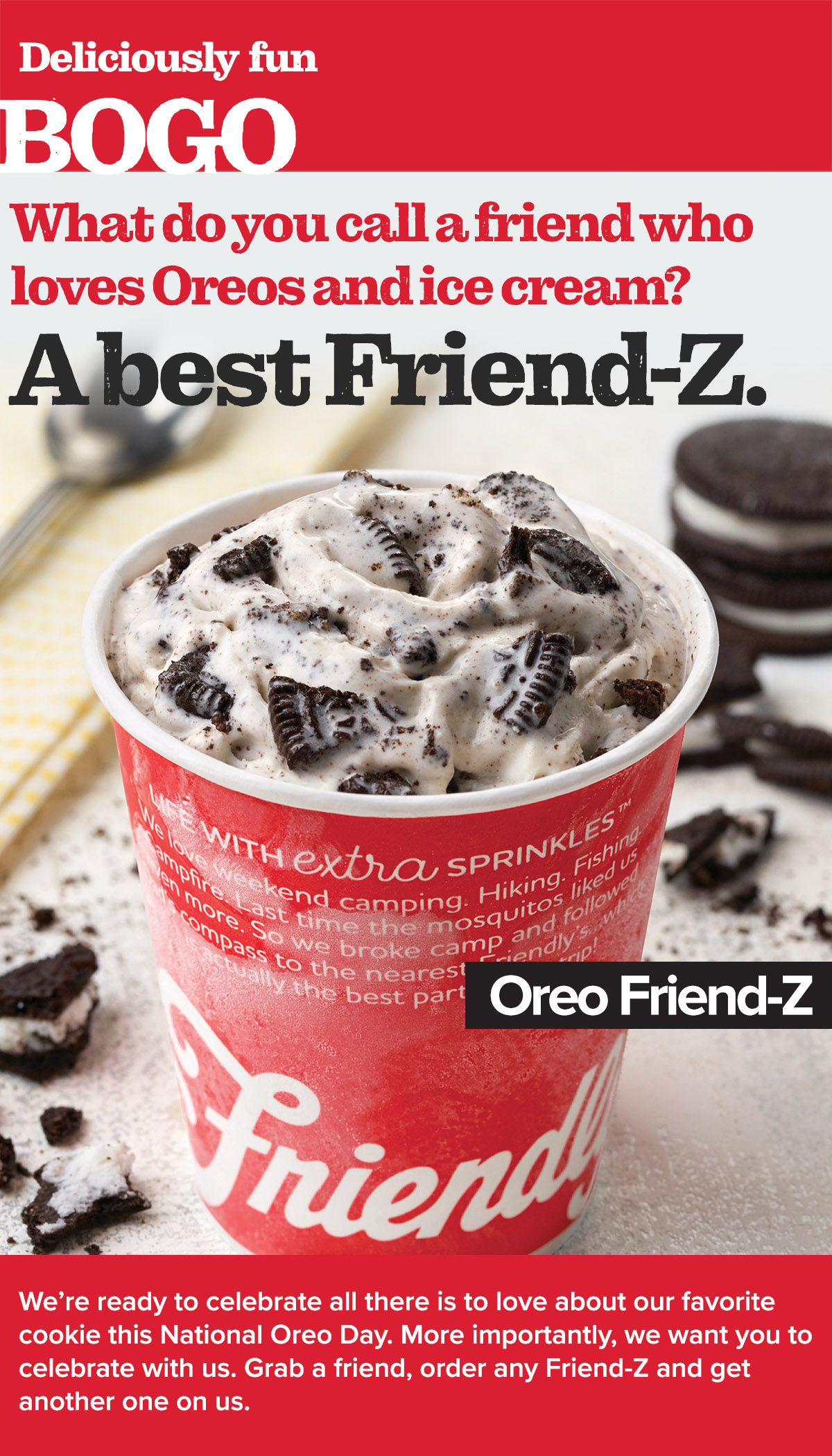 Grab a friend and celebrate National Oreo Day.