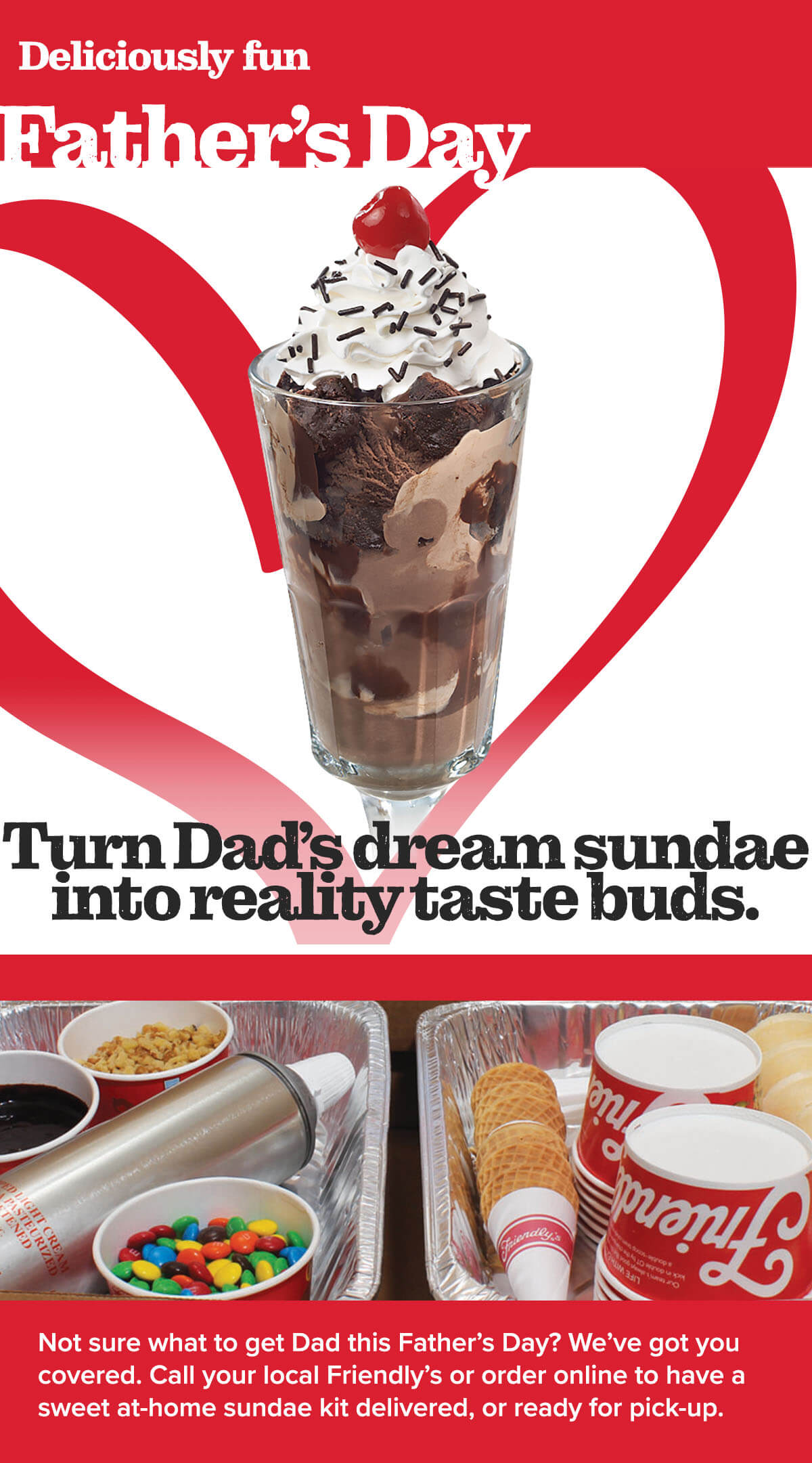 At-home sundae kits are only a call away.