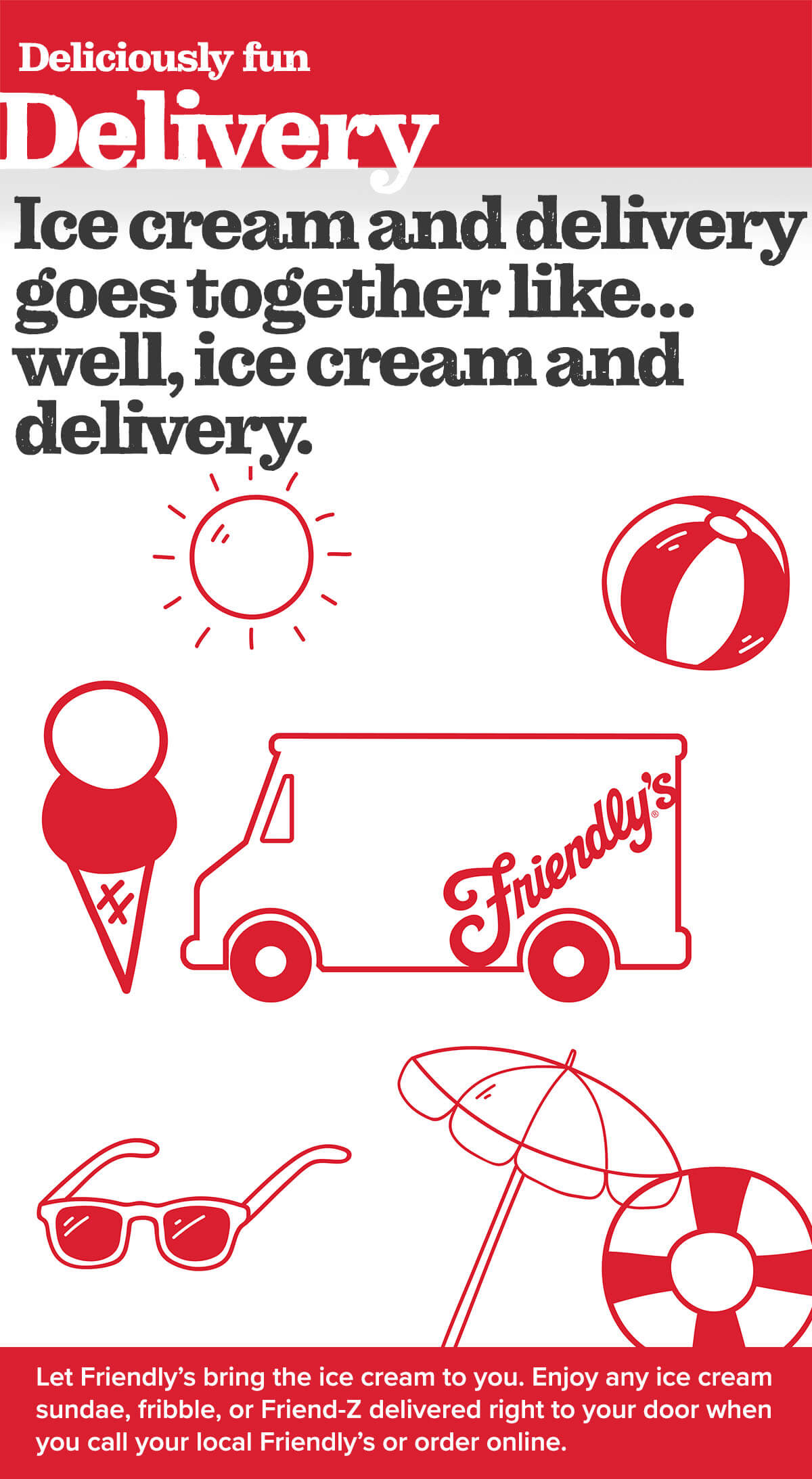 Get ice cream delivered all summer long.